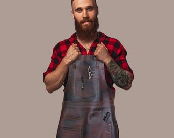 DIYギフト | DIY愛好家のための風合いのあるレザーエプロン | 趣味人