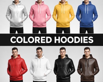 Sudadera con capucha de cuero auténtico para hombre / Sudadera con capucha de cuero genuino estilo motero / Chaqueta urbana con capucha de corte personalizado, regalo para él.