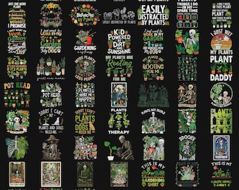 Plant Png Bundle, Garden Png Bundle, Plant Lover Png, Plant Mom Png, Plant Quote Png, Houseplant Png, Funny Plant Quote Png, Gardening Quote