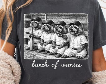Racoon Funny Ballfield Dark Shirt Only Baseball Mama Style PNG, Softball Clipart,Travel Baseball Softball Tournament, Softball Ball Mom DTG