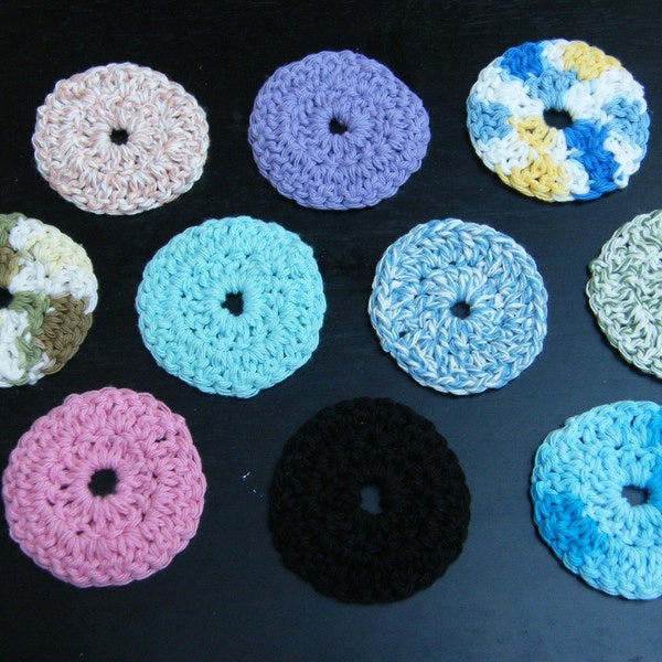 100% cotton facial scrubbies - FREE SHIPPING