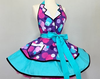 Betty The Car Hop Apron: 50s Diner Costume, Women/s