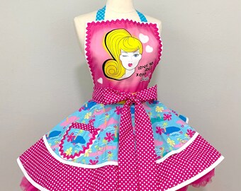 Barbie Apron, XOXO Dream Vacation, Women's Apron