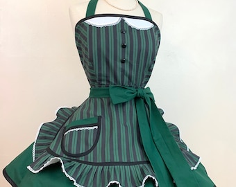 Haunted Mansion Maid Apron, Disneybound Costume, PinUp Style