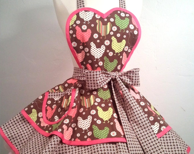 Custom Organic Cotton Pin up Apron for Shrimpandgrits - Etsy