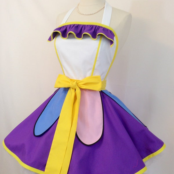 Mrs. Potts Apron – Beauty and the Beast Inspired Cotton Costume