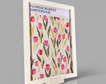 Handmade Ivory White Oak Picture Frame A4 – Scandinavian Art Display