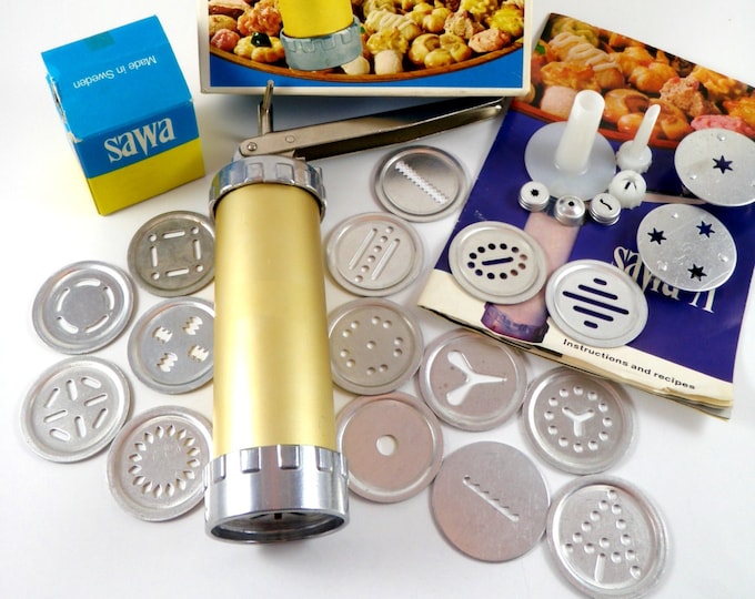 Vintage Cookie Press SAWA 71 Spritz Cookie Biscuit Maker Etsy