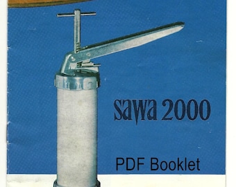 Cookie Press Recipes and Instructions for SAWA 2000 Spritz Christmas Cooky Manual Booklet PDF Download