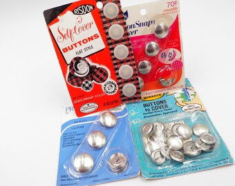 Knoppen om te bedekken en snaps om uw eigen stof bedekt vintage messing nylon aluminium wasbaar roestvrij herbruikbaar 7/8 "3/4" uw keuze te maken
