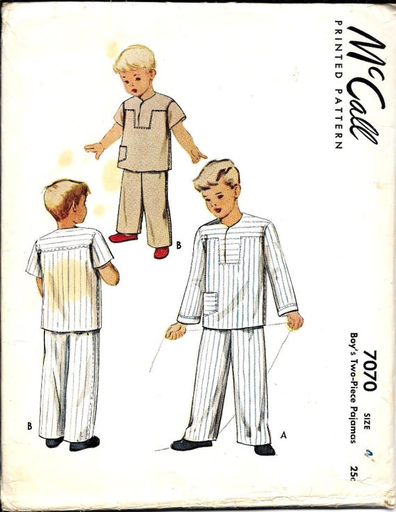 Simplicity Mens /& Boys Easy Sewing Pattern 1605 Pyjamas /& Drawstring Bag