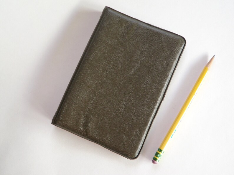 Vintage Memo Book Hytone 6 Ring Mini Binder Padded Vinyl with Etsy