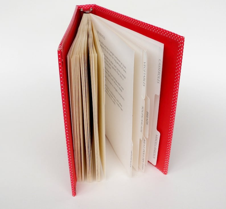 Recipe File Album Vintage Hallmark Recipe Book Binder Etsy