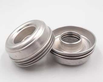 Vintage Aluminum Mini Bundt Pan Ring Molds (Set of 8) – Jello, Ice, Crafts