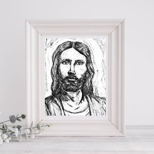 Jésus est le Christ - Téléchargement numérique, art chrétien, Christ imprimable, art religieux, art LDS, Art de l'Évangile, Viens me suivre, Christ,