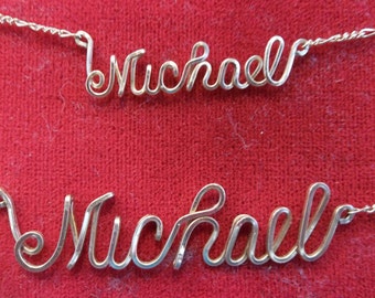 Custom Name/Word Necklace Medium Size