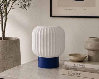 Lámpara de PLA impresa en 3D / Iluminación decorativa minimalista moderna, decoración para sala de estar