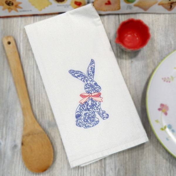 Bunny Tea Towel - Etsy
