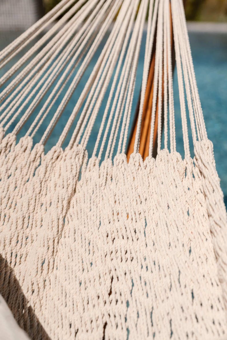Hamak Ropes Hammock “the Bhisma Gran” – Handmade Cotton Rope Hammock - Fishnet ...