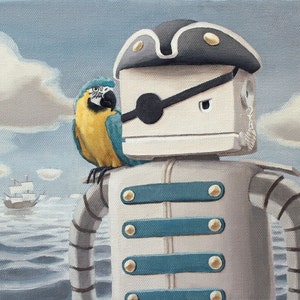 Dread Pirate Robot Art Print