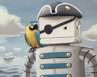 Dread Pirate Robot Art Print