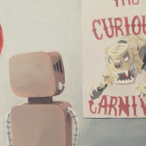 The Curious Carnival. Surreal art print. image 3