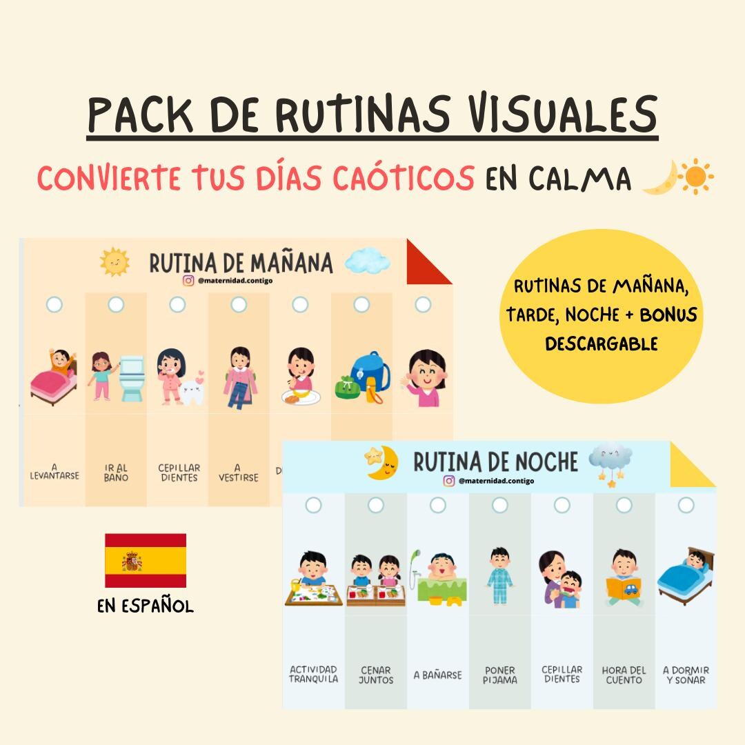 Visual Routines for Children 2–8 Years Old | Printable Montessori ...