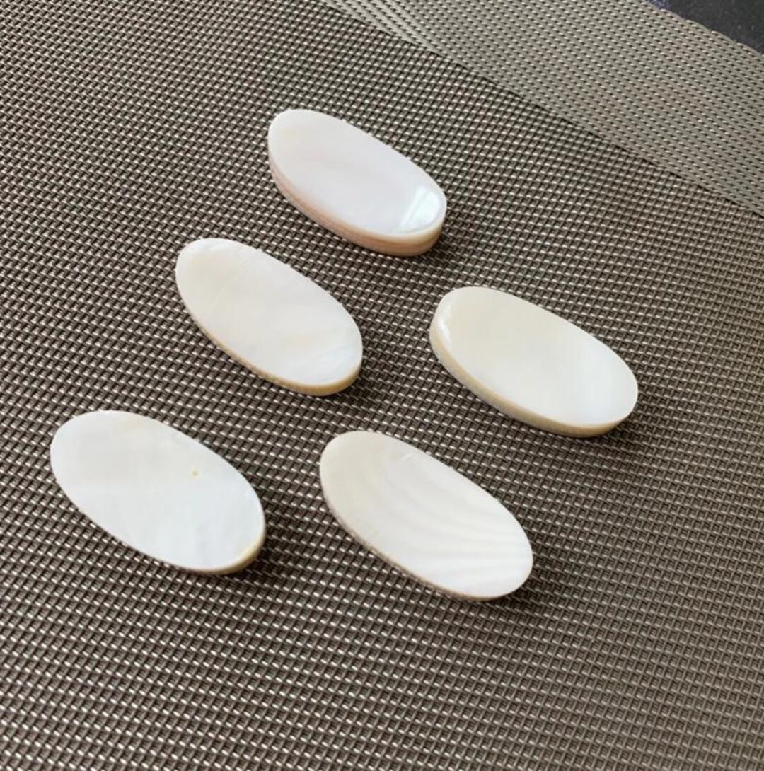 Set of 5 Mother of Pearl Chopstick Rests, Handmade Shell Utensil ...