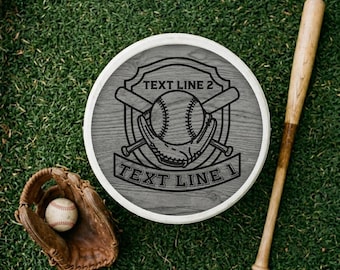 Cuscino personalizzato per coperchio di secchio da baseball per allenatore, imbottitura in schiuma EVA incisa al laser, regalo per allenatore di softball, cuscino per coperchio di secchio Yeti