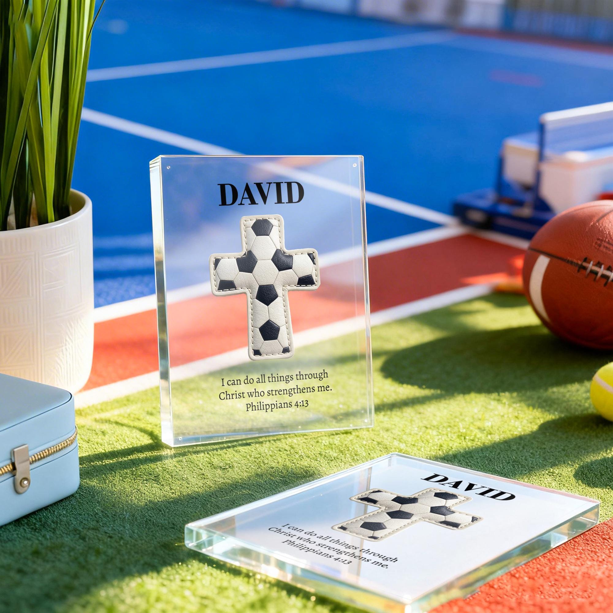 Sports Cross Blessing Block