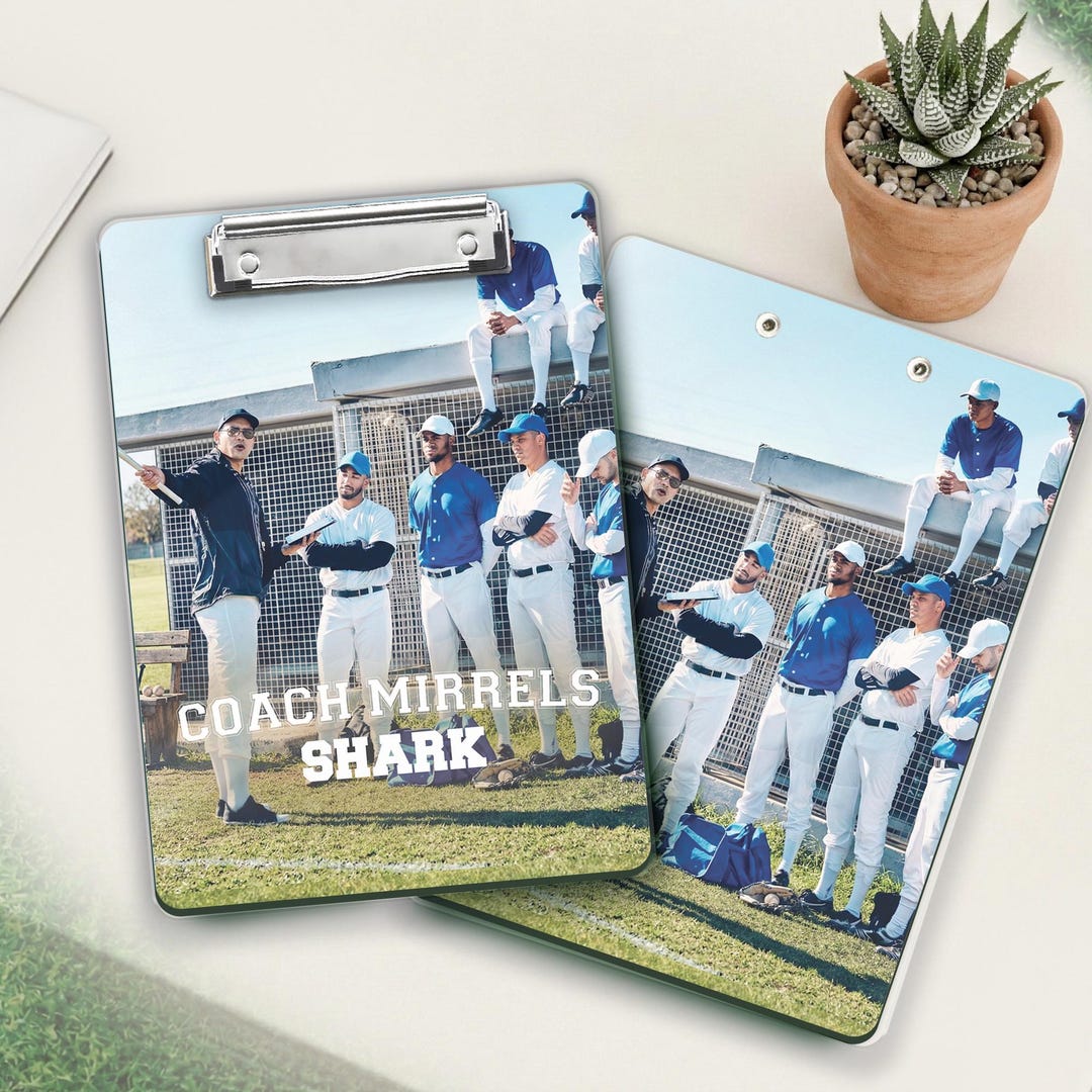 Custom Baseball Coach Clipboard, Gift for Baseball Coach, Softball ...