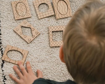 Sensory Toy for Toddlers | Wooden Fine Motor Skills Toy | Coordination & Learning Activity | Montessori Material