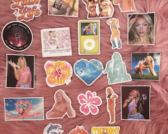 Zara Larsson Sticker Pack | Holographic Pop Star Fan Art Stickers
