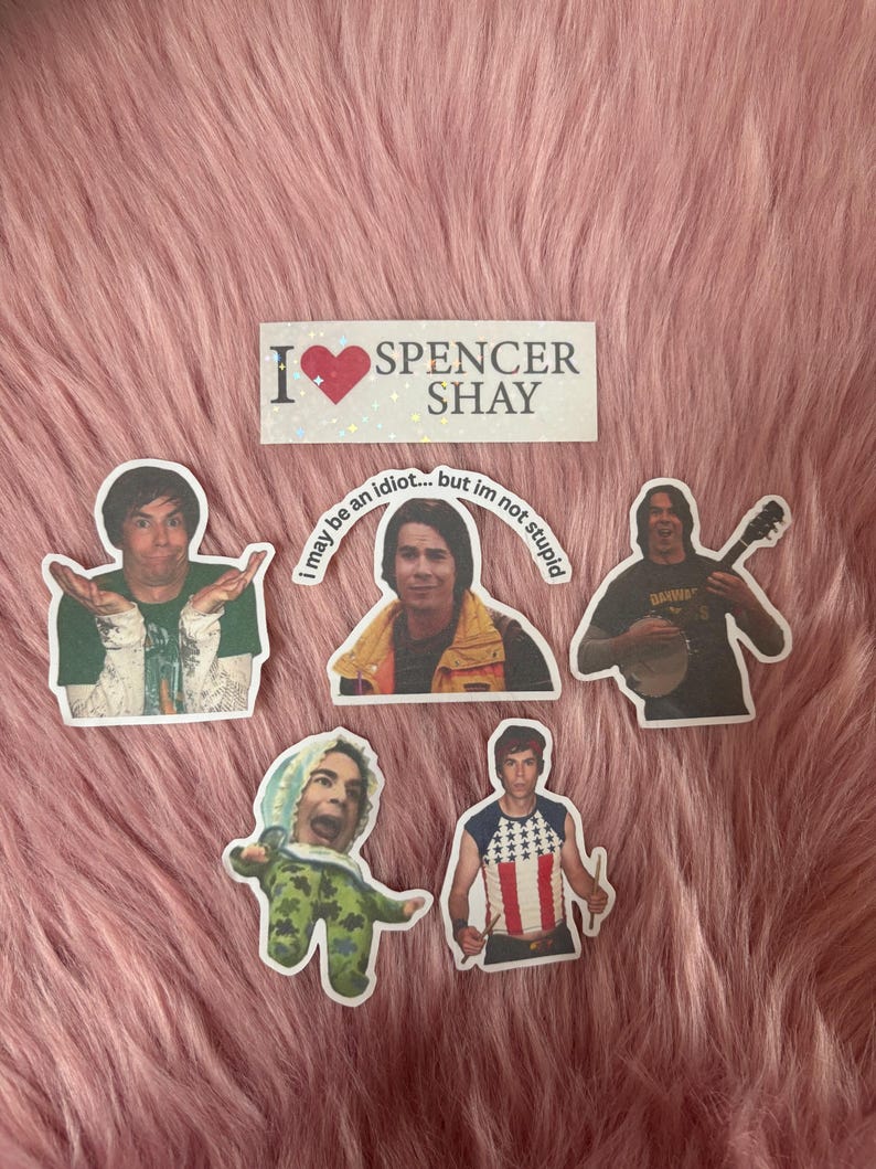 iCarly Sticker Pack | Nostalgic Meme Moments | Die-Cut Vinyl (Matte, Laminated, Holographic) Spencer Shay