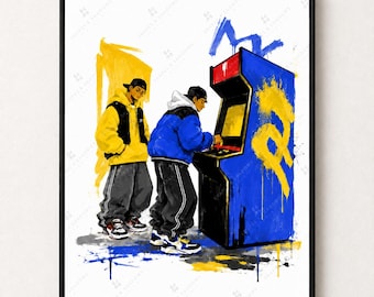 Hypebeast Wall Art, Streetwear Poster, Sneaker Art, Graphic Poster, Cool Room Decor, Teen Bedroom Decor