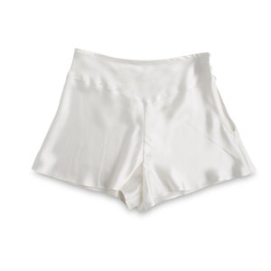 Vintage Silk Panties Tap Shorts Vintage Bride Lingerie Mother's Day / JANUS Tap Short Alabaster image 4