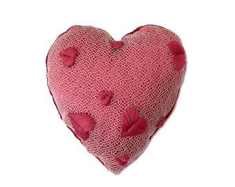 Red Heart Sachet Lavendel Dessous Schublade Samt Seide Valentine / REBELLE Sachet - Rouge