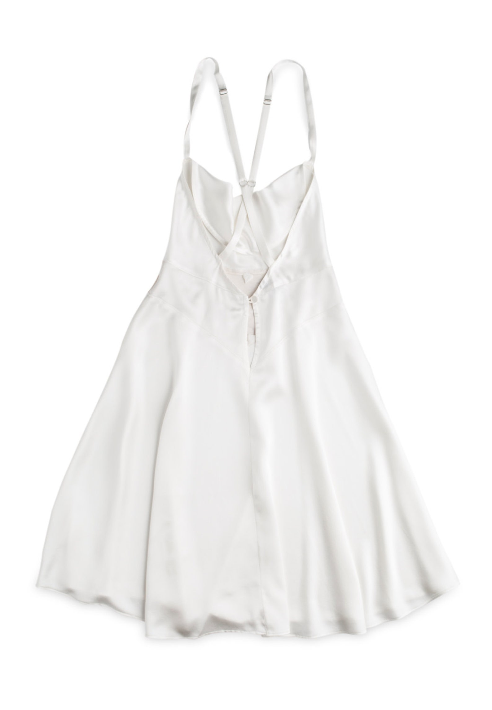 White Silk Slip Dress Bride Lingerie Wedding / JANUS Short Etsy Hong Kong