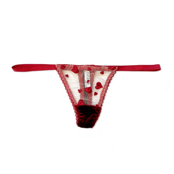 Transparent thong Valentine Red – Love and Hate Europe