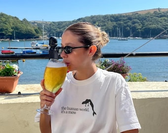 The Human World Is A Mess Tee, The Little Mermaid Fan, Mermaid Lover Gift, Sebastian Crab Quote