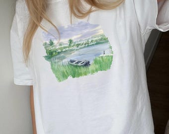 Seaweed Is Always Greener Tee, The Little Mermaid Gift, Sebastian Song, Lake Watercolor Shirt, Ariel Fan