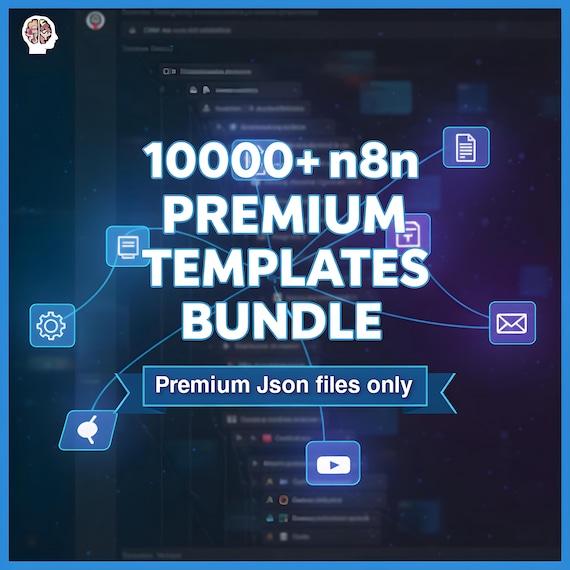 10,000+ n8n Automation Workflows Bundle | JSON Files for Businesses, Marketing, AI, E-Commerce & Productivity Tools