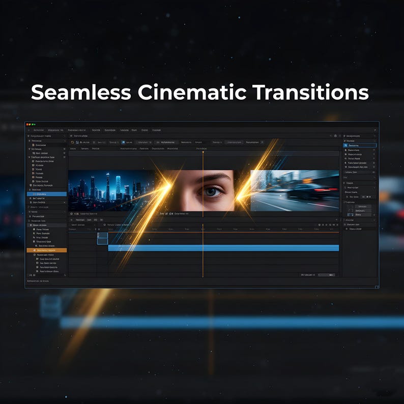 Premium FX-förinställningar för DaVinci Resolve | Paket med filmeffekter och övergångar | Filmlook Edition bild 3