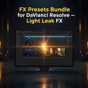Premium FX-förinställningar för DaVinci Resolve | Paket med filmeffekter och övergångar | Filmlook Edition bild 6