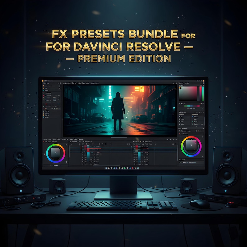 Premium FX-förinställningar för DaVinci Resolve | Paket med filmeffekter och övergångar | Filmlook Edition bild 10