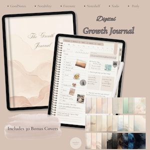Digital Journal for Goodnotes Notability, Minimalist Planner, Simple Mindfulness - Daily  Reflection Pages, Productivity, Habits, Goals