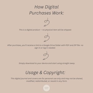 Digital Journal for Goodnotes Notability, Minimalist Planner, Simple Mindfulness - Daily Reflection Pages, Productivity, Habits, Goals image 13