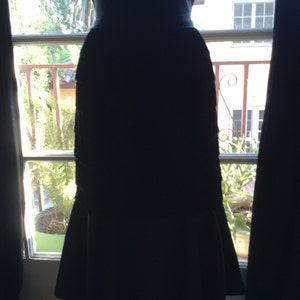 Black Mermaid Fringe Skirt