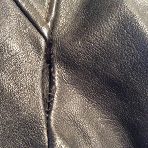 German Leather Shawl Collar Car Coat image 5