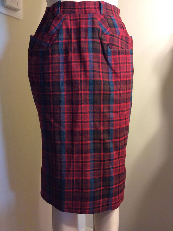 XS Wool Pencil Skirt JD Bad Girl  1950s - image 1